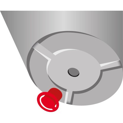 Scheurich Sadilni lonec Linetto Ø 28,6 cm kamnito črna