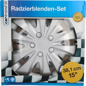 Komplet okrasnih kolesnih pokrovov Cartrend Storm 15"