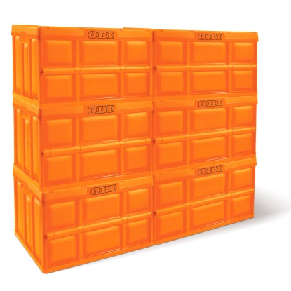 OBI Zložljiva škatla Oranžna 46 l