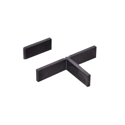 Fugirni križec GS Terrassen, 10 mm, črn, prim. RAL 9005, 50 kosov