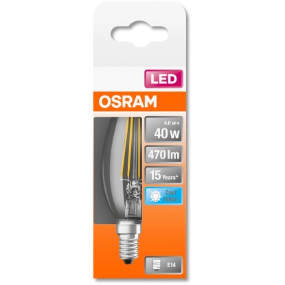 Osram Sijalka LED E14 v obliki sveče 4 W 470 lm 3,5 x 3,5 cm (V x Ø)