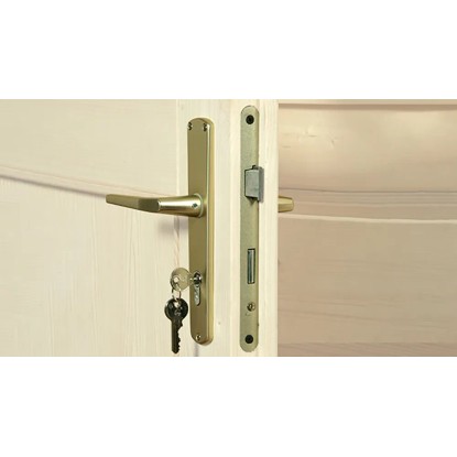 Weka Lesena vrtna hiška wekaLine 172 Vel. 1 Neobdelana 205 cm x 211 cm