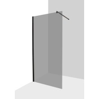 Aquaart Tuš stena Vetro Black 80 cm x 200 cm