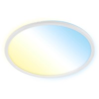 Brilo Stropna LED-svetilka Slim S B-Smart Panel zatemnitvena bela 22 W