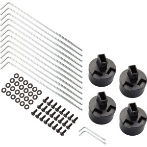 Montažni komplet za vrtni paviljon Granisle 66-delni