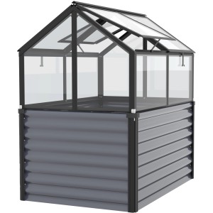 Vitavia visoka topla greda Gamma ESG Črna Š 89 x G 127 x V 135 cm