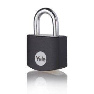 Yale Cilindrična obešanka 25 mm 1 kos 3 ključi alu barva črna