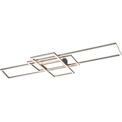 Trio Stropna LED-svetilka Circle 60 W nikelj mat