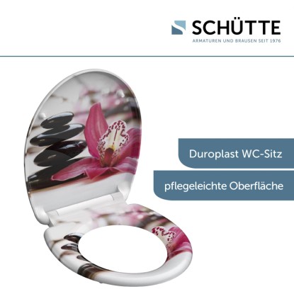 WC-deska Schütte Wellyness duroplast avtomatsko spuščanje hitro odpenjanje