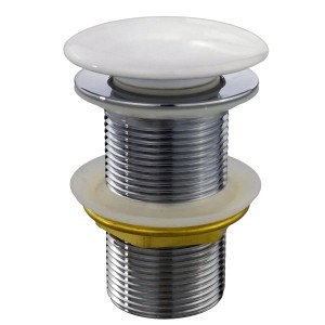 Aquaart Sifon za umivalnik Klik-klak brez preliva bela