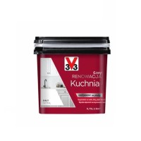 V33 Barva za renoviranje pohištva in ploščic v kuhinji črna mat 750 ml