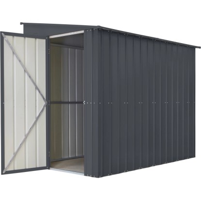 Globel kovinski zidni rastlinjak Lean-To 58 Š x G: 144 cm x 234 cm Antracitna