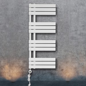 Električni kopalniški radiator Limburg 700 W bel 120 x 50 cm