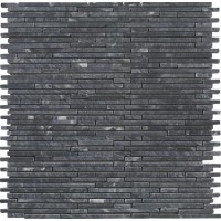 Mozaična ploščica Superslim Negro Glacia 30,5 cm x 30,5 cm