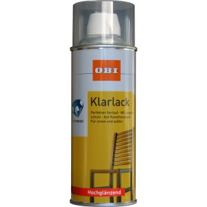 OBI Prozorni lak v spreju visoko sijajni 400 ml