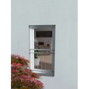 Zaščitna mreža proti mrčesu za okna do tal 130 cm x 220 cm antracitna