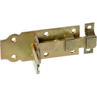 Vratni zapah za obešanko rumen pocinkan 100 mm x 45 mm