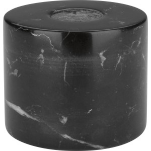 Stojalo za čajne svečke Midnight Mystery 5 cm x Ø 6 cm Črno