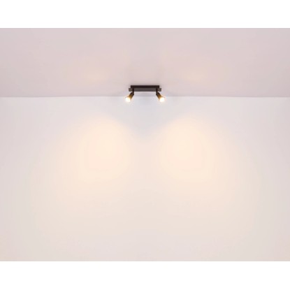 Globo Reflektor Drew 3-plamenski črna mat 400 x 60 x 90 mm