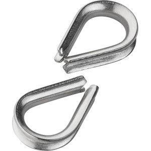 Zanka za vrv iz legiranega jekla 8 mm 2 kos