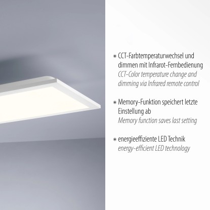 Just Light LED-panel Flat bel 100 x 25 cm