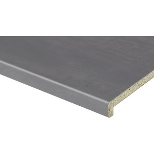 Kaindl Okenska polica 20 x 3,7 cm Oxid (34321) dolžina najv. 4,1 m z obrobo