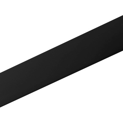 Arcansas Kotni profil 15 mm x 15 mm x 2.600 mm PVC mat črn