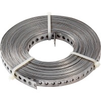 Luknjasti trak vroče pocinkan 12 mm x 10 m