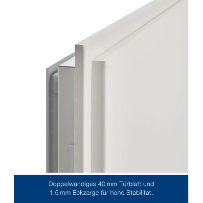 Hörmann Notranja kovinska vrata ZK bela desna 875 mm x 1875 mm