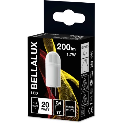 Bellalux LED žarnica Pin G4/1,7 W (200 lm) topla bela svetloba