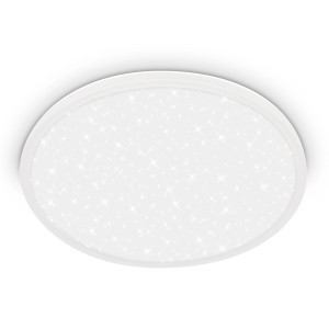Brilo LED stropna svetilka Slim zvezdno nebo bela 3,3 cm x Ø 37,5 cm