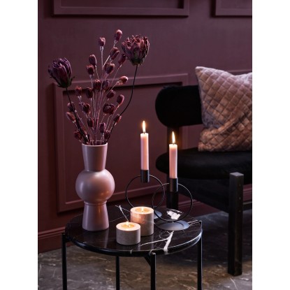 Stojalo za čajne svečke Midnight Mystery 6,5 cm x Ø 6,5 cm Roza