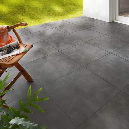 Terasna plošča iz porcelanskega kamna Streetline Grafitna 60 x 60 x 2 cm 2 kosa
