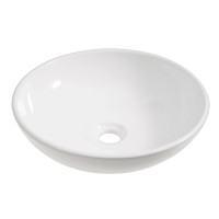 Pultni umivalnik Ø 42 cm okrogli beli