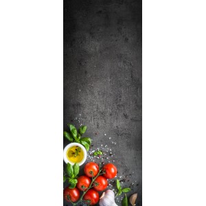 Memo-Art Tabla z motivom sestavin 80 cm x 30 cm