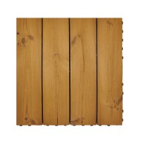 Onek Thermowood Lesena ploščica s klik sistemom Smartdeck 60 cm x 60 cm naravna