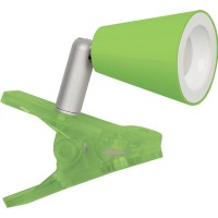 LED-svetilka s ščipalko jabolčno zelena by jedi