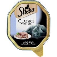 Sheba Classic Pašteta s teletino in piščancem 85 g