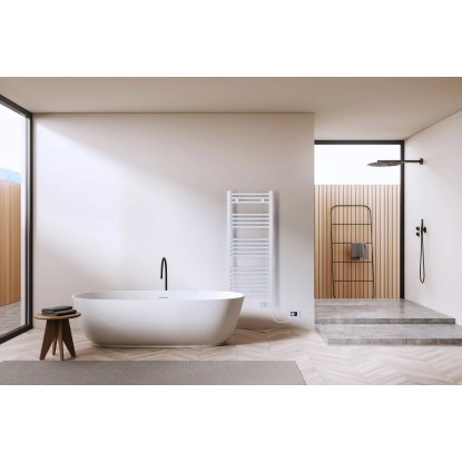 Sanotechnik Električni radiator e-Bozen 600 W bel 120 x 60 cm