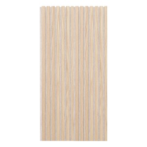 Akustični panel MDF hrast/bež filc 121 x 2 x 61 cm