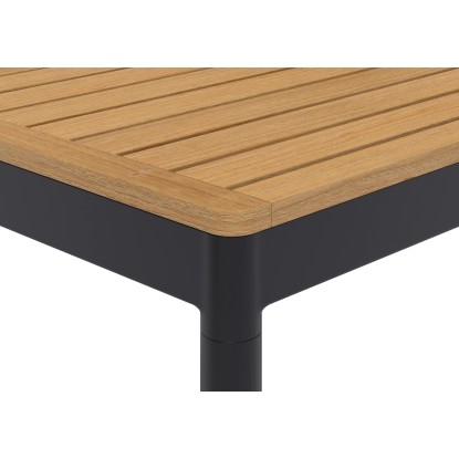 Sedežna garnitura Lankin 3-delna iz aluminija antracitno bež 230 x 170 cm