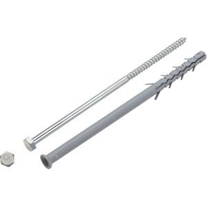 LUX Vložek z vijakom za okenski ovir Ø 10 mm x 200 mm 4 kosi