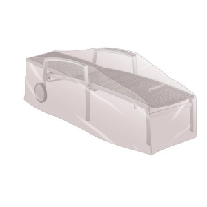 Prozorna zaščitna prevleka 40 cm x 200 cm x 75 cm