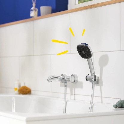 Grohe Ročna prha Vitalio Comfort 110 krom oglata 3 vrste curka Quickfix