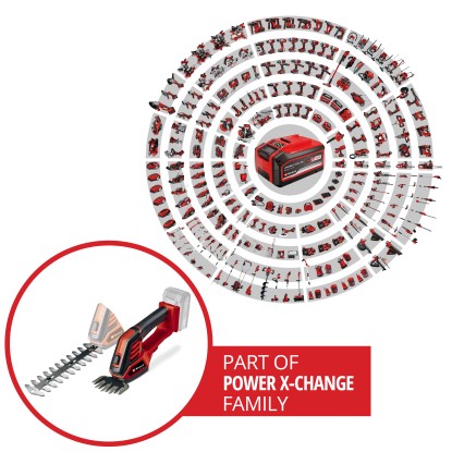 Einhell Power X-Change Akumulatorske škarje za travo in grm GE-CG 18/100 Li-Solo