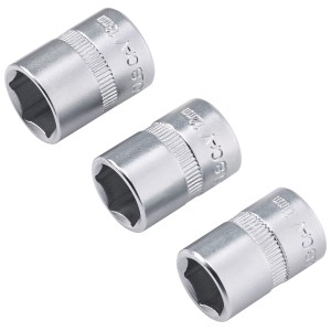 LUX-TOOLS Komplet nasadnih ključev 3-delni 11-13 mm Comfort