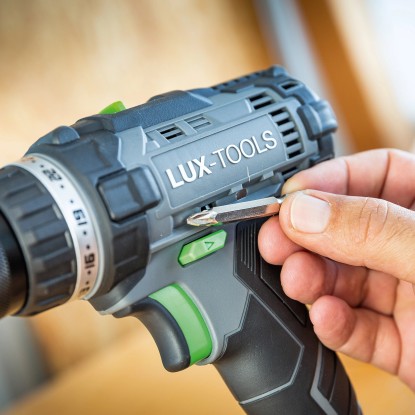LUX-TOOLS Akumulatorski vrtalni vijačnik set 1 PowerSystem A-BS-20