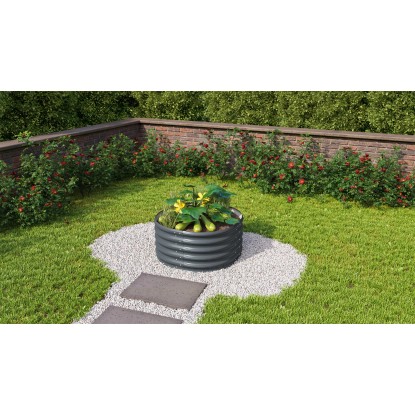Vitavia visoka greda 401 Vita Rund Granit Š 82 cm x D 162 cm x V 40 cm