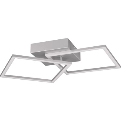 Reality Stropna LED-svetilka Trail 1-plamenska v barvi titana 44,6 cm x 39,6 cm