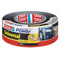Tesa Lepilni trak Extra Power Universal Črne barve 50 m x 50 mm